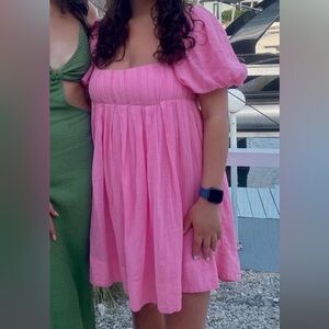 Free People Marina Mini Dress - Pink